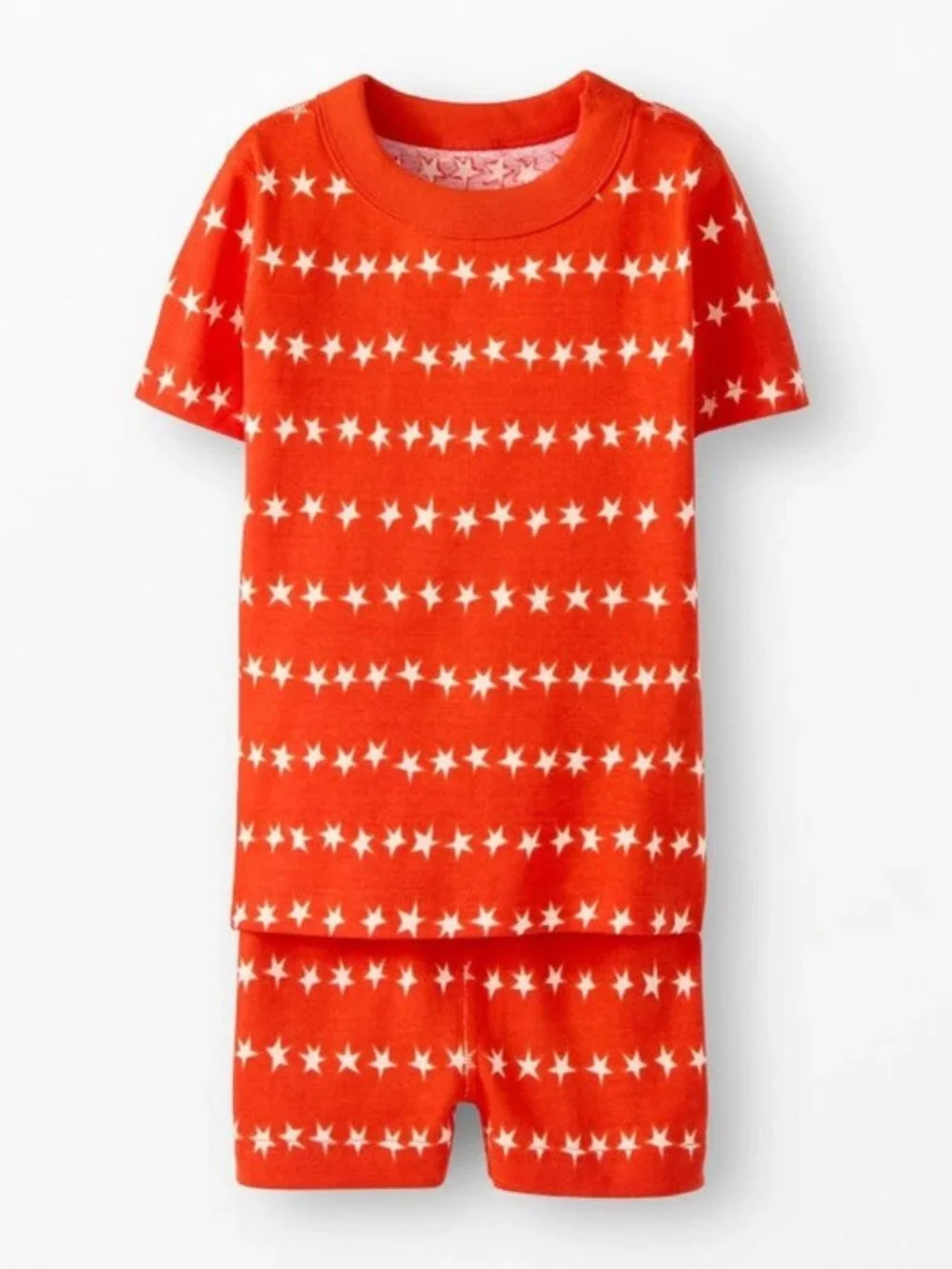Hanna Andersson Short John Pajama Set in Stars and Stripes Size 10
